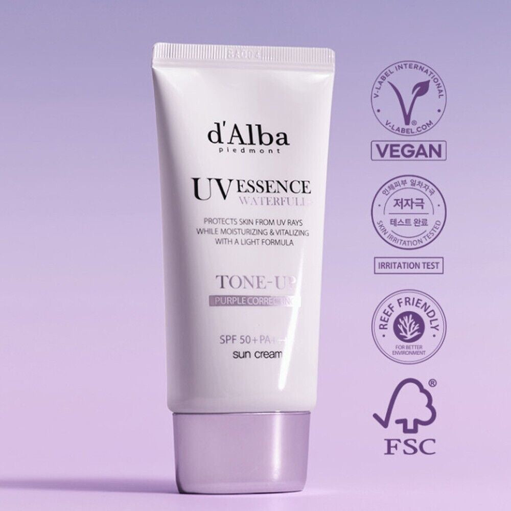 d’Alba Purple Correction Tone-Up Sunscreen SPF50+ PA++++