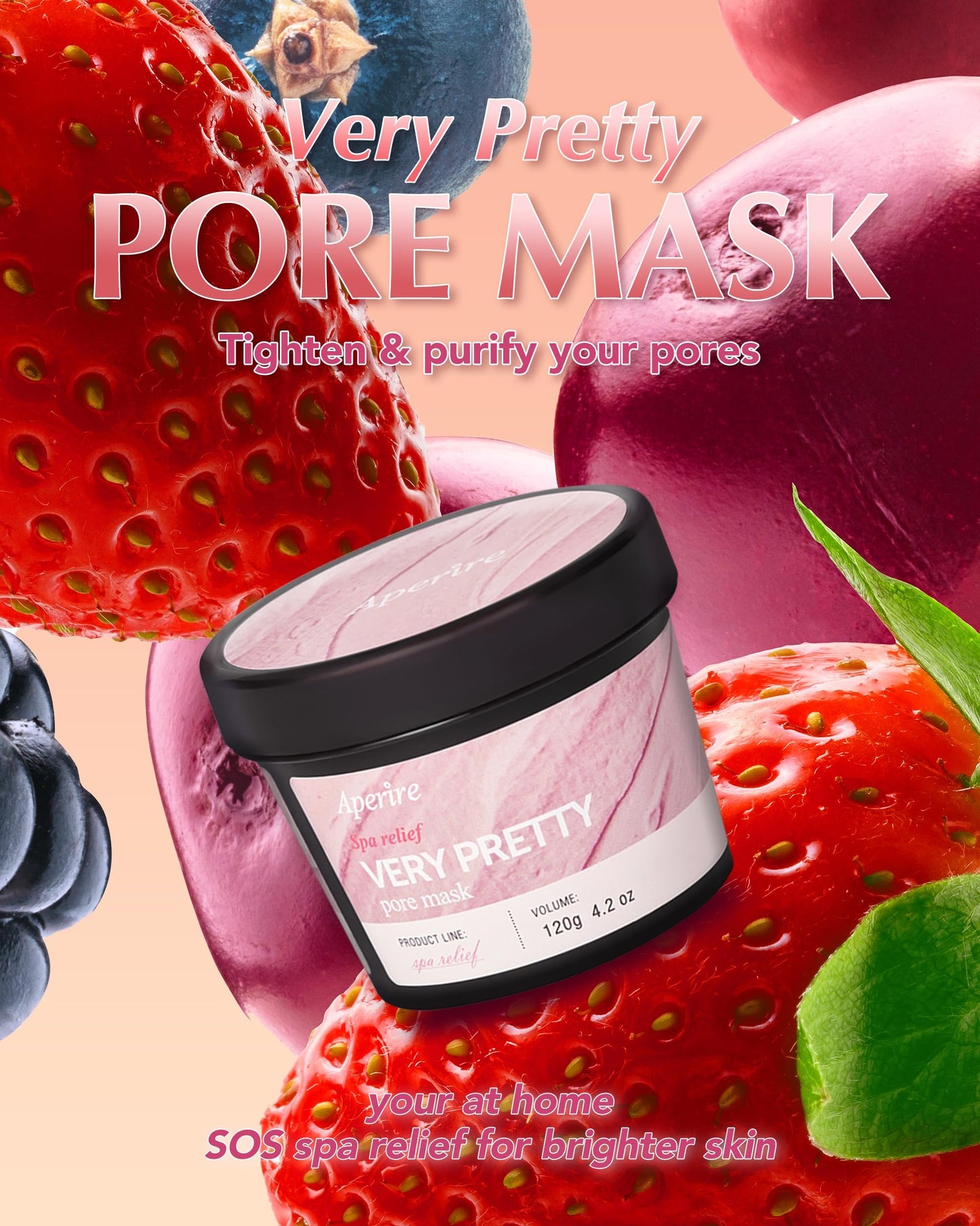 Aperire Spa relief VERY PRETTY pore mask (120gr)
