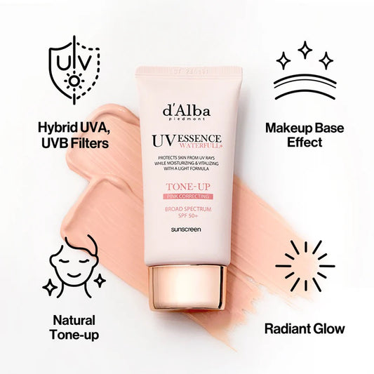 d’Alba Pink Correction Tone-Up Sunscreen SPF50+ PA++++ (50ml)
