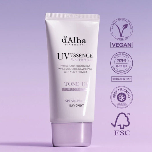 d’Alba Purple Correction Tone-Up Sunscreen SPF50+ PA++++